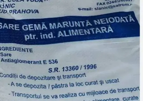 Vând sare naturală de Slănic (bolovani și măruntă) – 1,5 lei/kg, transport gratuit - 3/4