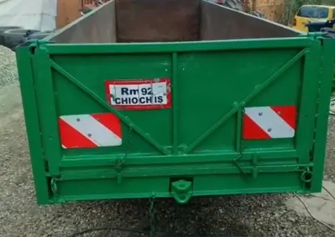 Vând remorcă basculabilă 4m x 1.20m – Cilindru 5 secții – Bozieș, BN - 2/2