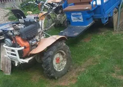 Motocultor OMA 12 CP Diesel + Remorcă și Freză – Stare Perfectă – Poiana Blenchii - 1/3