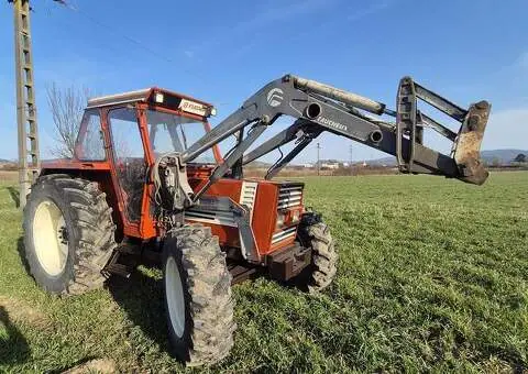 Tractor Fiatagri 80-90 cu Încărcător Frontal (3 Funcții) | 80 CP | Inversor - 3/8
