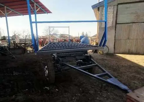 Platformă Transport Baloți 8.3m x 2.4m | Șasiu Solid | Opțiuni Personalizare - 3/5