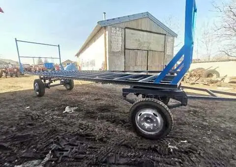 Platformă Transport Baloți 8.3m x 2.4m | Șasiu Solid | Opțiuni Personalizare - 4/5