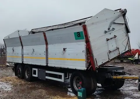 Remorcă Zorzi Impecabilă – Basculare 2 părți – 26 Tone – Cauciucuri Michelin - 1/5