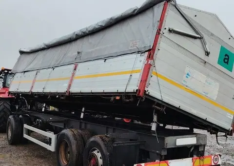 Remorcă Zorzi Impecabilă – Basculare 2 părți – 26 Tone – Cauciucuri Michelin - 4/5