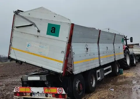 Remorcă Zorzi Impecabilă – Basculare 2 părți – 26 Tone – Cauciucuri Michelin - 5/5