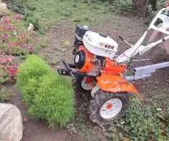 Motocultor Ruris 8,5 CP cu remorcă și accesorii – stare foarte bună