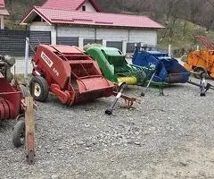 Balotieră mică deal și munte, funcționează de la 15 CP, probă lucru