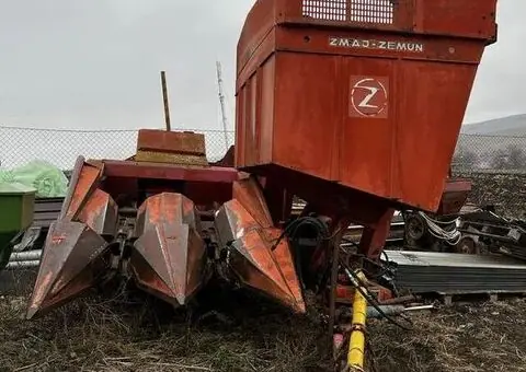Culegător porumb 2 rânduri Zmaj 223 – buncăr mare, tocător, stare bună - 2/6